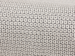 白たか上布　100亀甲絣単衣着物・板締絞り　四つ葉のクローバー麻名古屋帯　工芸キモノ野口
