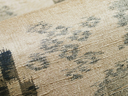 伝統工芸手織紬着物　鈴木苧紡庵製