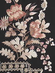 オリエンタル花文刺繍 3シーズン用袋帯