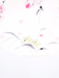 桜の枝の丸手描名古屋帯